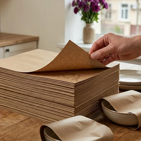 Hârtie kraft pentru obiecte delicate