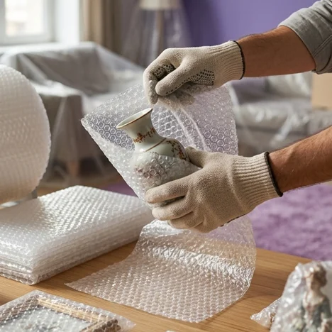 Folie cu bule pentru obiectele fragile